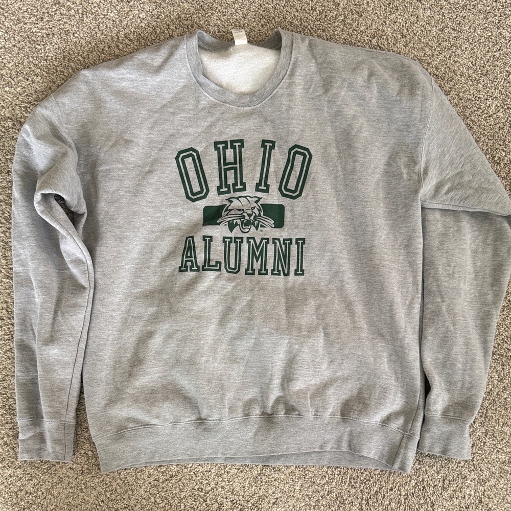 Ohio University Alumni Gray Sweater